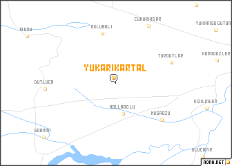 map of Yukarıkartal