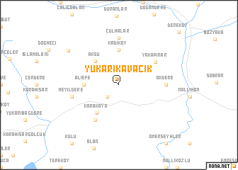 map of Yukarıkavacık