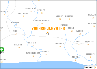 map of Yukarı Kocayatak