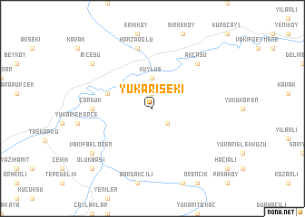 map of Yukarıseki