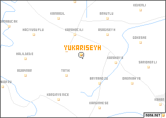 map of Yukarışeyh