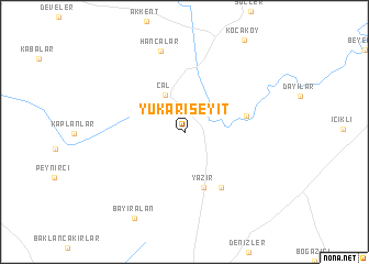 map of Yukarıseyit