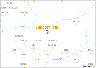 map of Yukarıturalı