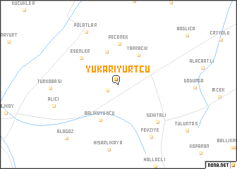 map of Yukarıyurtçu