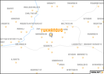 map of Yukhanovo