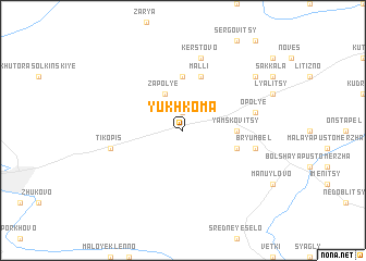 map of Yukhkoma