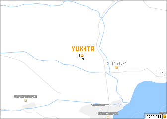 map of Yukhta