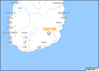 map of Yukyuk