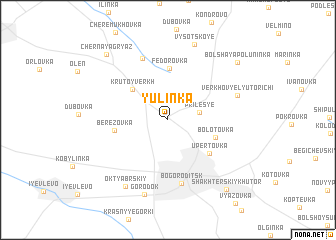 map of Yulinka