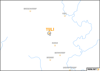 map of Yuli