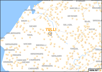 map of Yul-li