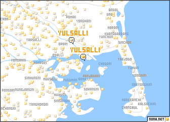 map of Yulsal-li