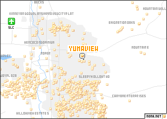 map of Yuma View