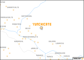 map of Yunchicate