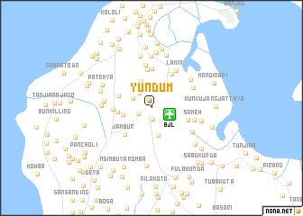 map of Yundum