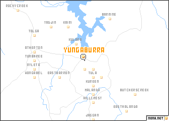 map of Yungaburra