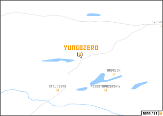 map of Yungozero