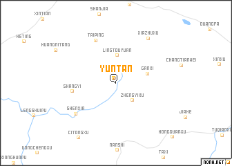 map of Yuntan