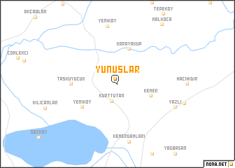 map of Yunuslar