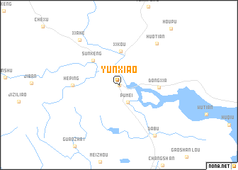 map of Yunxiao