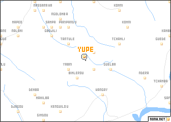 map of Yupe