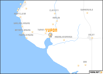 map of Yupon