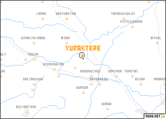 map of Yurak-Tepe