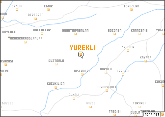 map of Yürekli