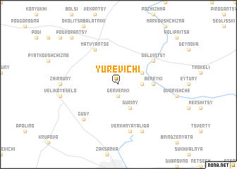 map of Yurevichi