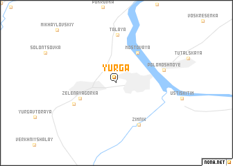 map of Yurga