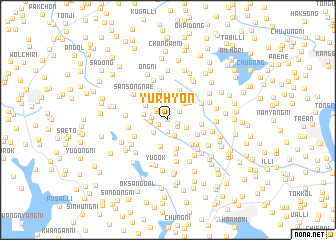 map of Yurhyŏn