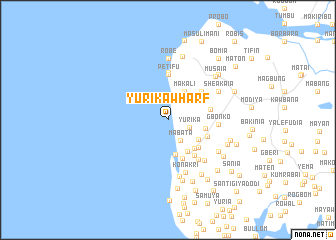 map of Yurika Wharf