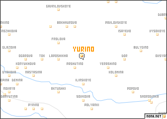 map of Yurino