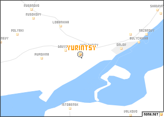 map of Yurintsy