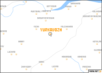 map of Yurkavozh