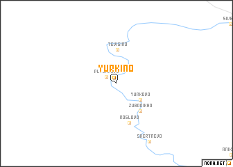 map of Yurkino