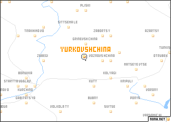 map of Yurkovshchina