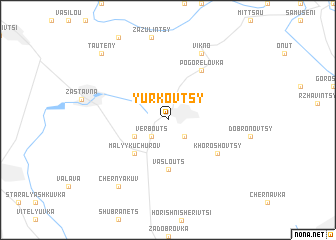 map of Yurkovtsy