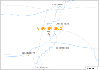 map of Yurminskaya