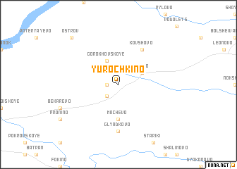 map of Yurochkino