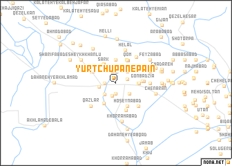 map of Yūrt Chūpān-e Pā\