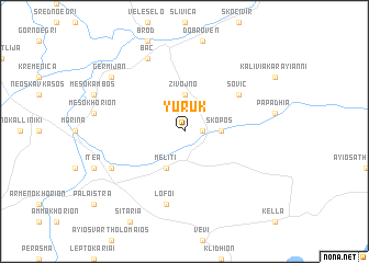 map of Yurúk