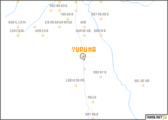 map of Yuruma