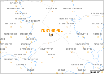 map of Yurʼyampolʼ