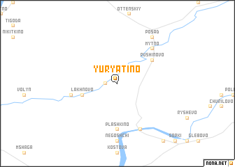 map of Yuryatino