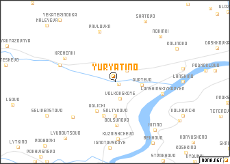 map of Yuryatino