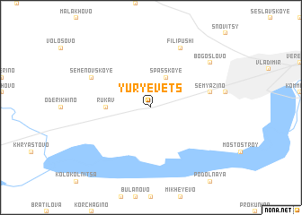 map of Yur\