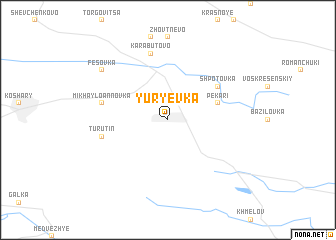 map of Yurʼyevka