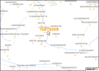 map of Yur\