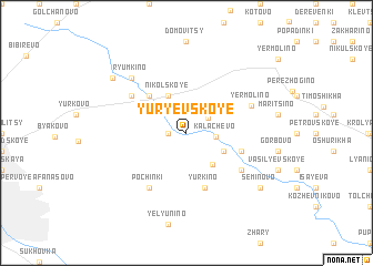 map of Yur\